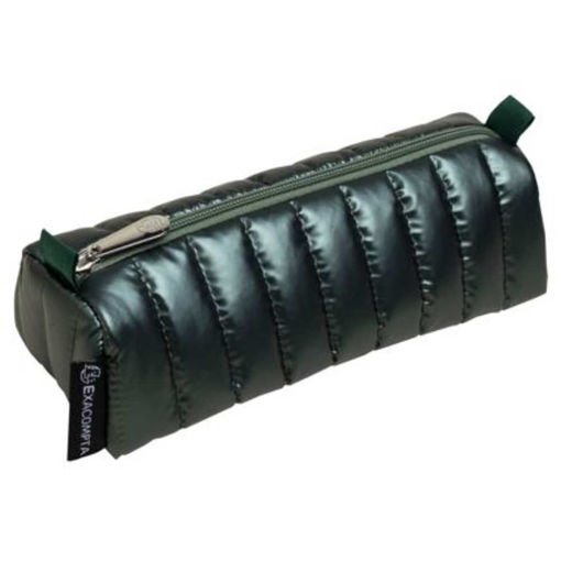 Picture of EXACOMPTA JACKET ROUND PENCIL CASE DARK GREEN